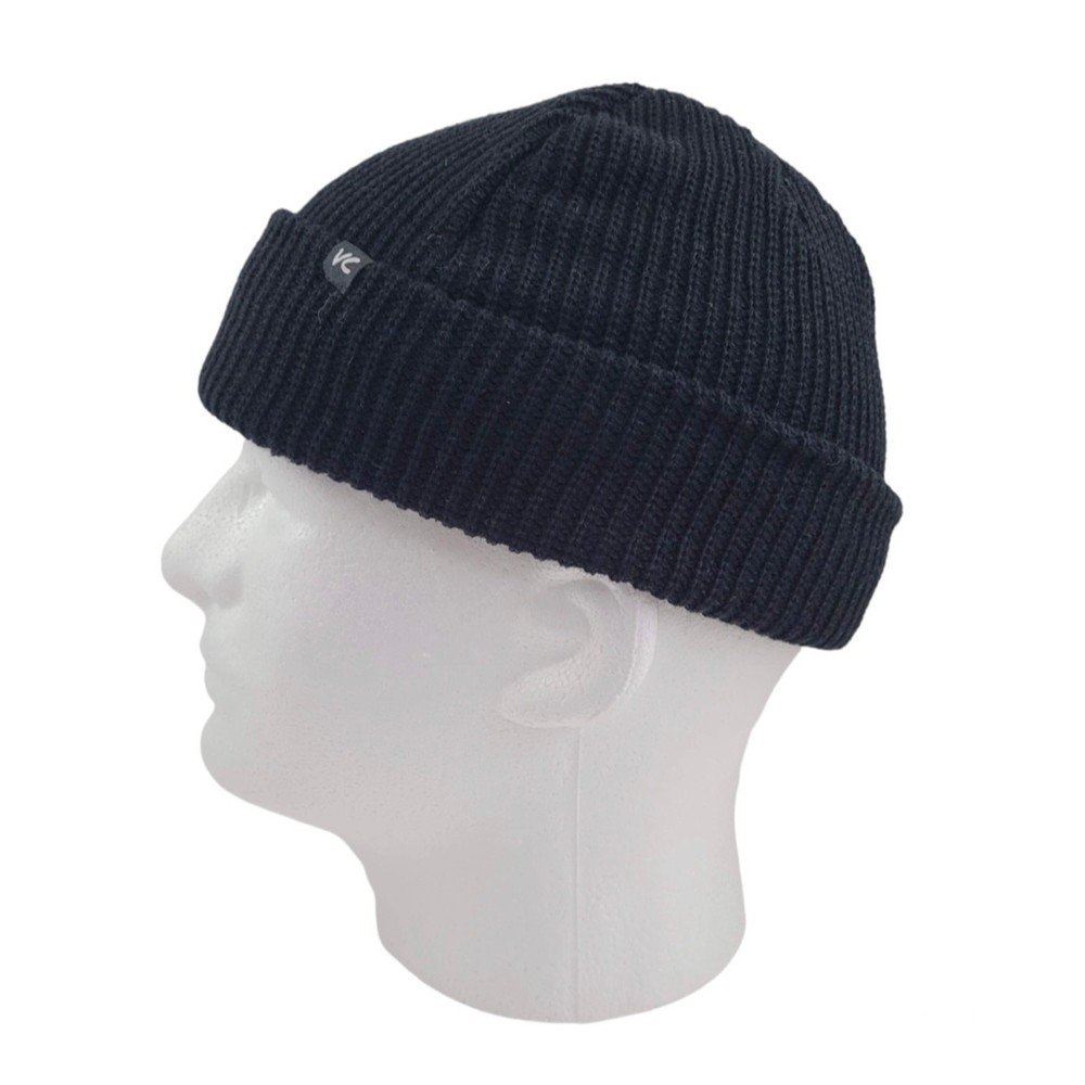 Mini Fisherman Beanie (Black)